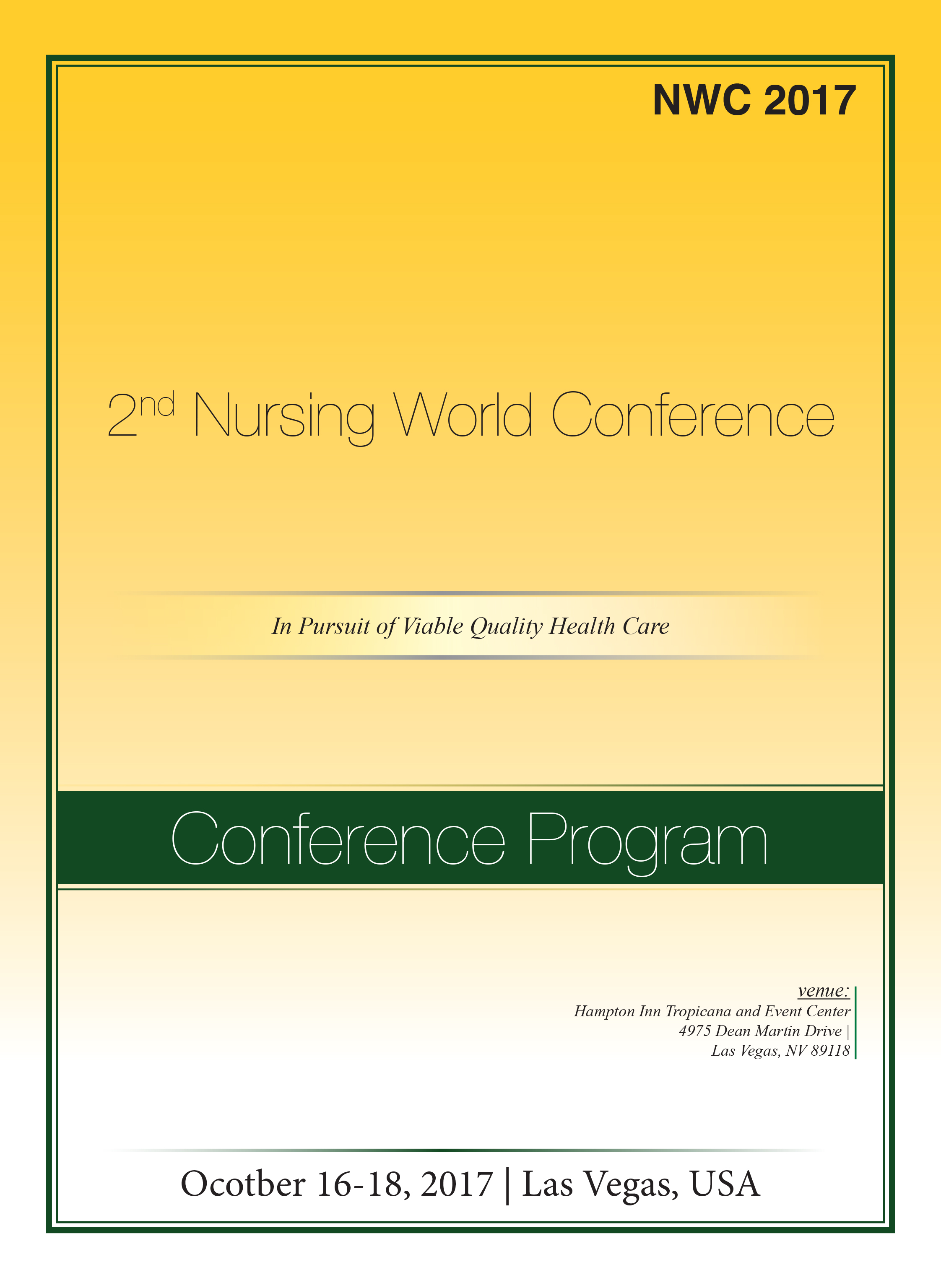 2nd Nursing World Conference | Online Event